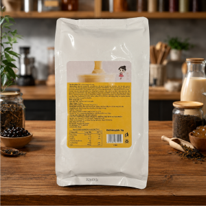 Bột Kem Trứng Vàng Xiaka 1kg dùng làm topping trà sữa và cà phê