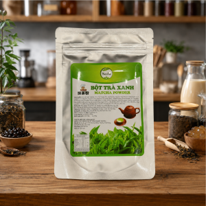 Bột trà xanh Matcha Necha 100g dùng pha trà sữa và làm bánh