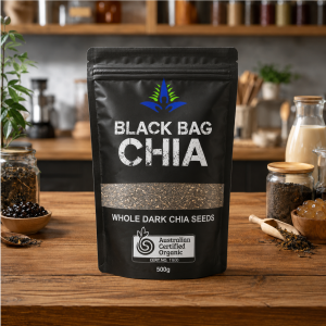 Hạt Chia đen Úc Black Bag Chia 500g chính hãng nhập khẩu tại Kho Sỉ Pha Chế Hà Nội