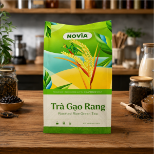 Trà gạo rang novia 500g chính hãng thơm ngon bùi béo tại Kho Sỉ Pha Chế Hà Nội