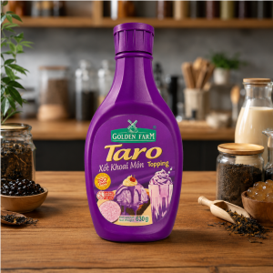 Xốt Khoai Môn Golden Farm 630g dùng pha trà sữa khoai môn