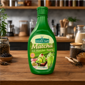 Xốt Matcha Golden Farm 630g chính hãng đậm vị trà xanh tại Kho Sỉ Pha Chế Hà Nội